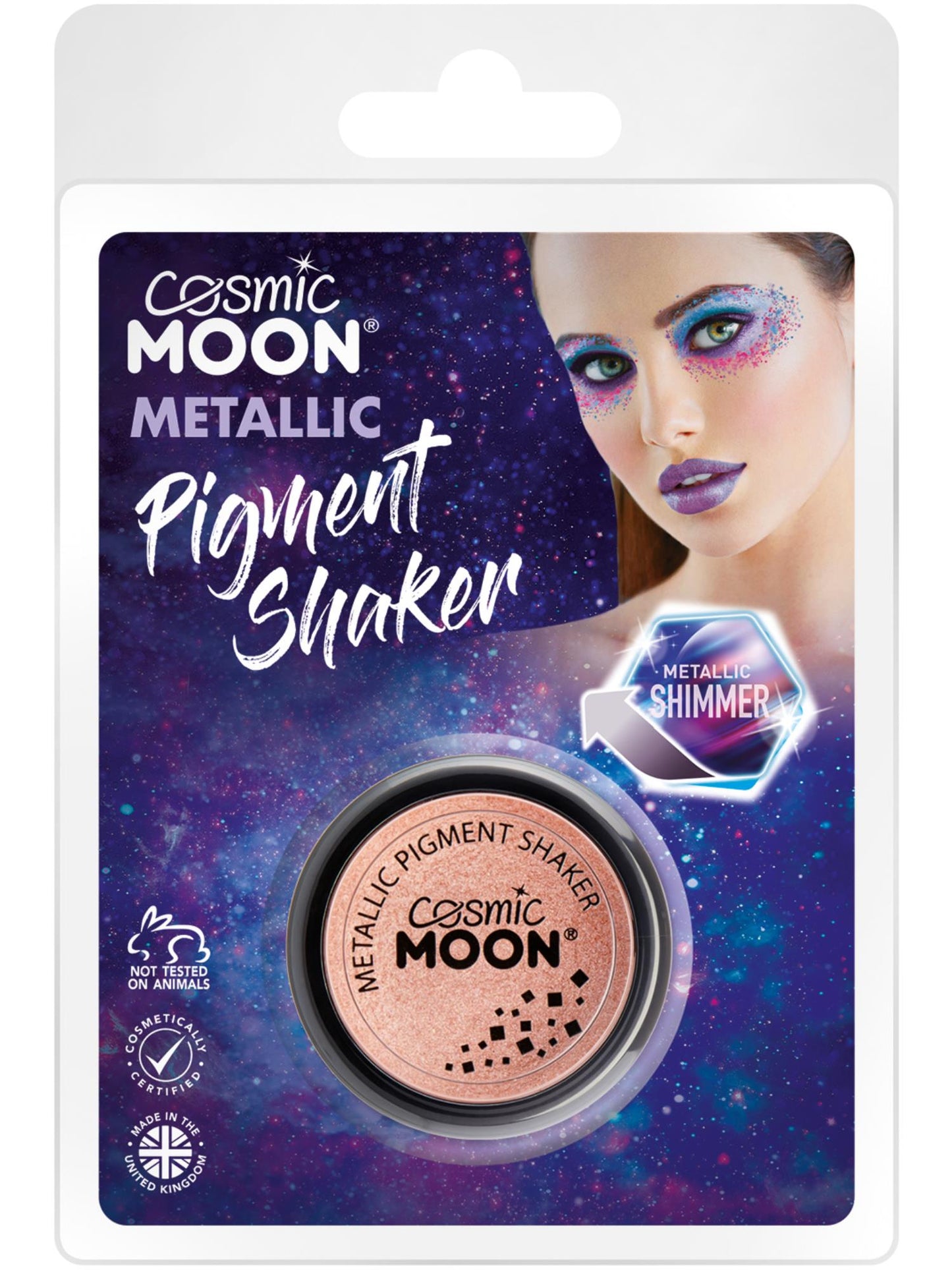 Cosmic Moon Metallic Pigment Shaker, Rose Gold Wholesale