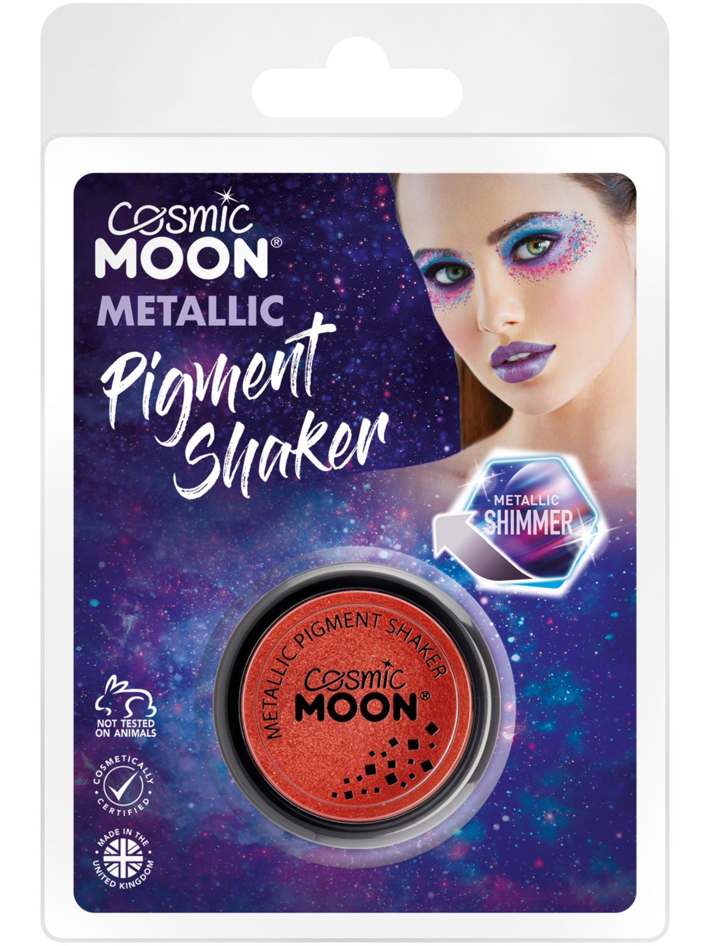 Cosmic Moon Metallic Pigment Shaker, Red Wholesale