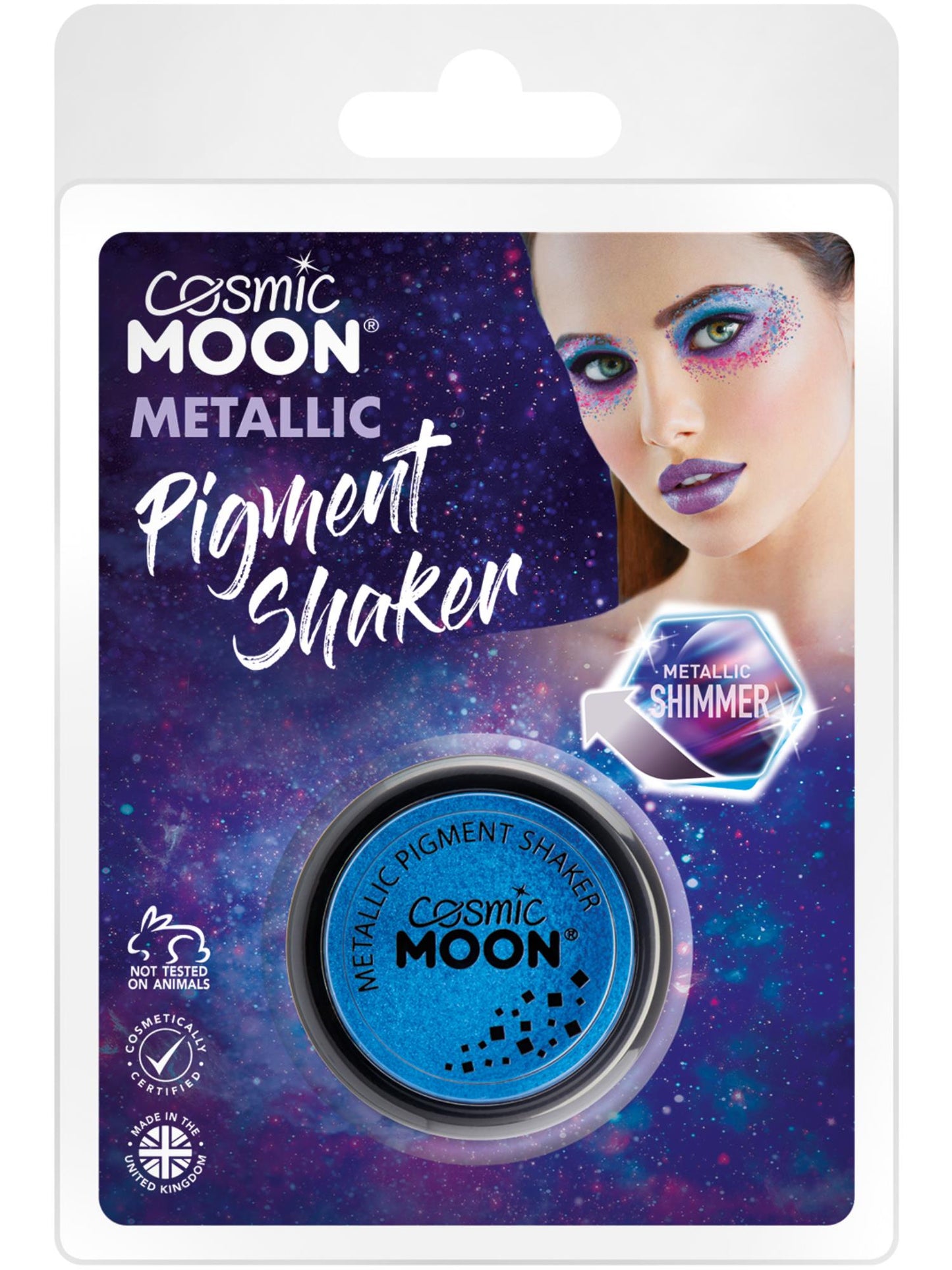 Cosmic Moon Metallic Pigment Shaker, Blue Wholesale