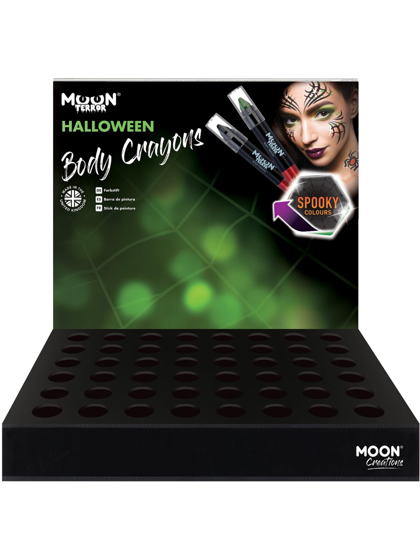 Moon Terror Halloween Body Crayons, Assorted Wholesale