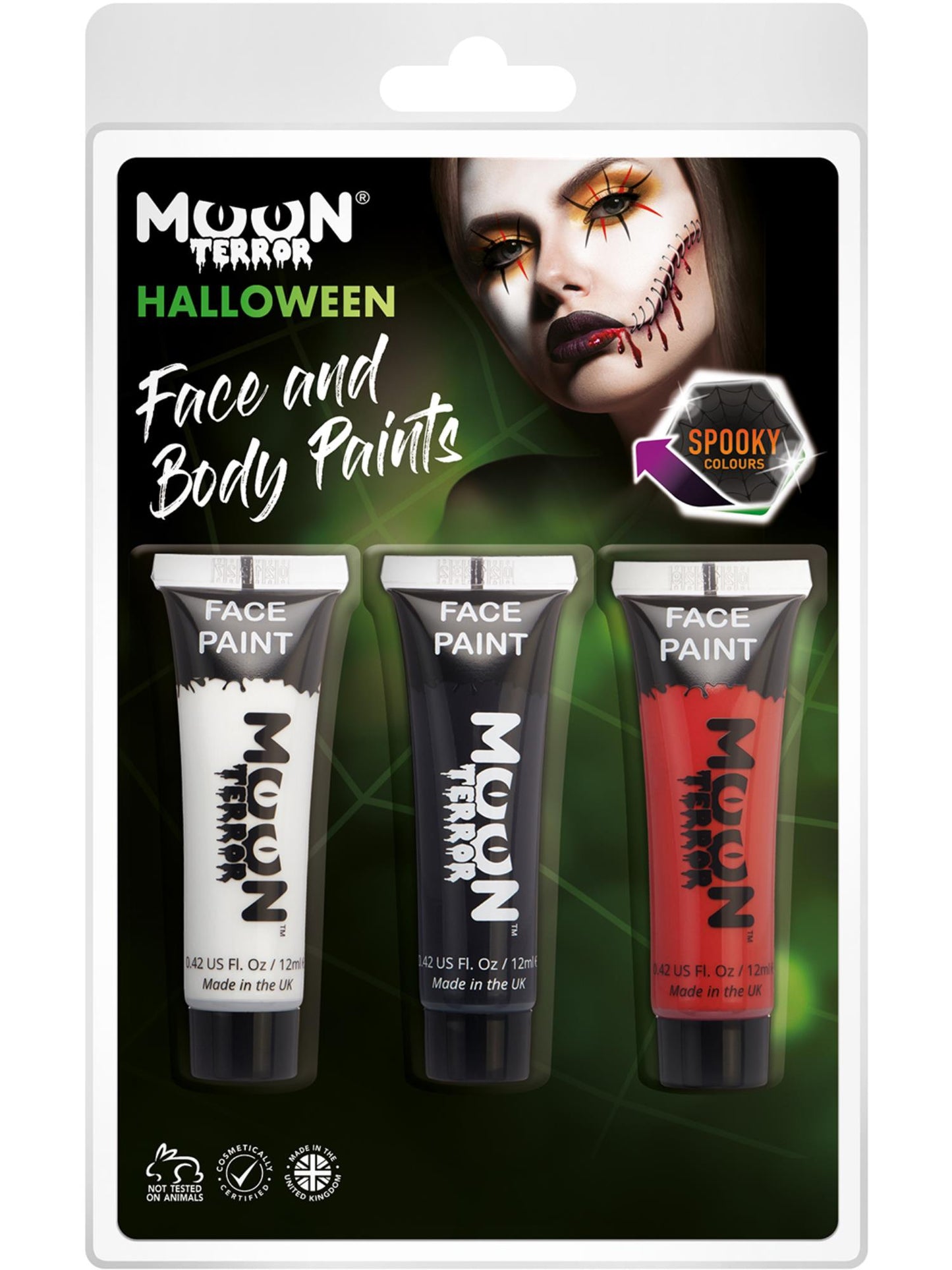 Moon Terror Halloween Face & Body Paint, Wholesale