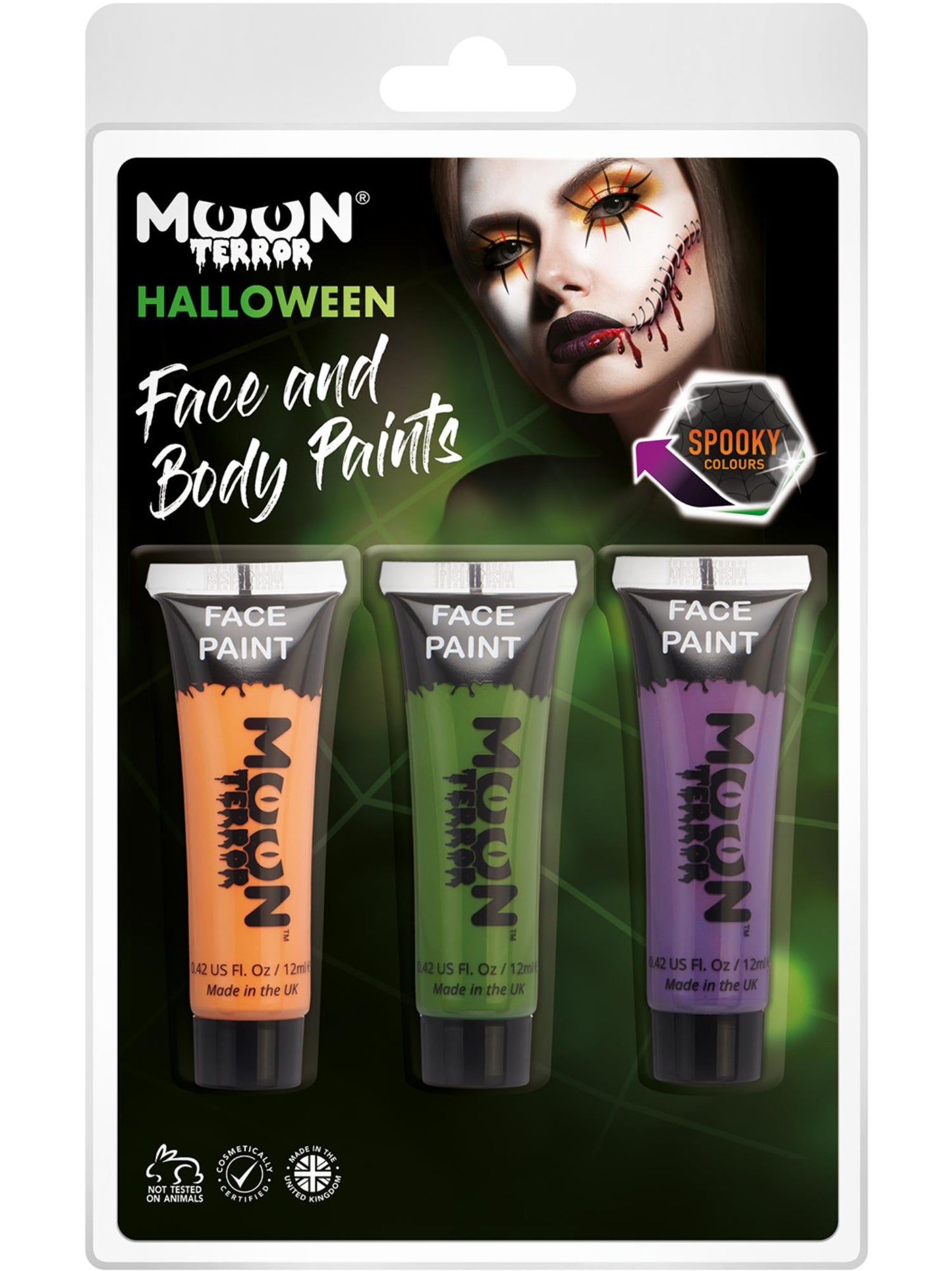Moon Terror Halloween Face & Body Paint, Wholesale