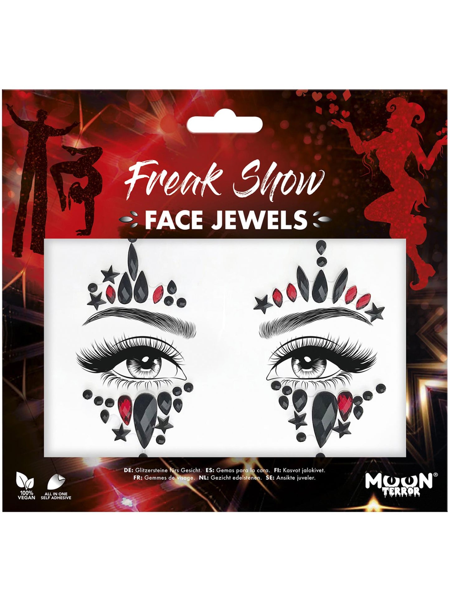 Moon Terror Face Jewels, Freak Show Wholesale