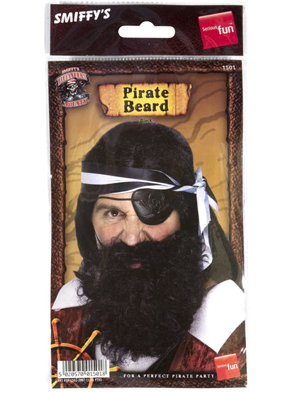 Deluxe Pirate Beard, Black  Wholesale