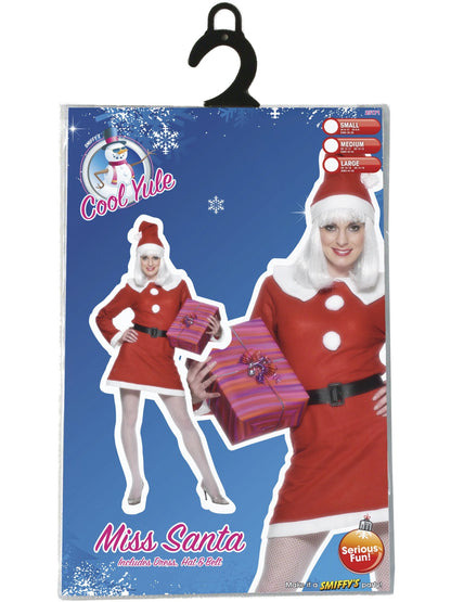 Miss Santa Costume, Red  Wholesale