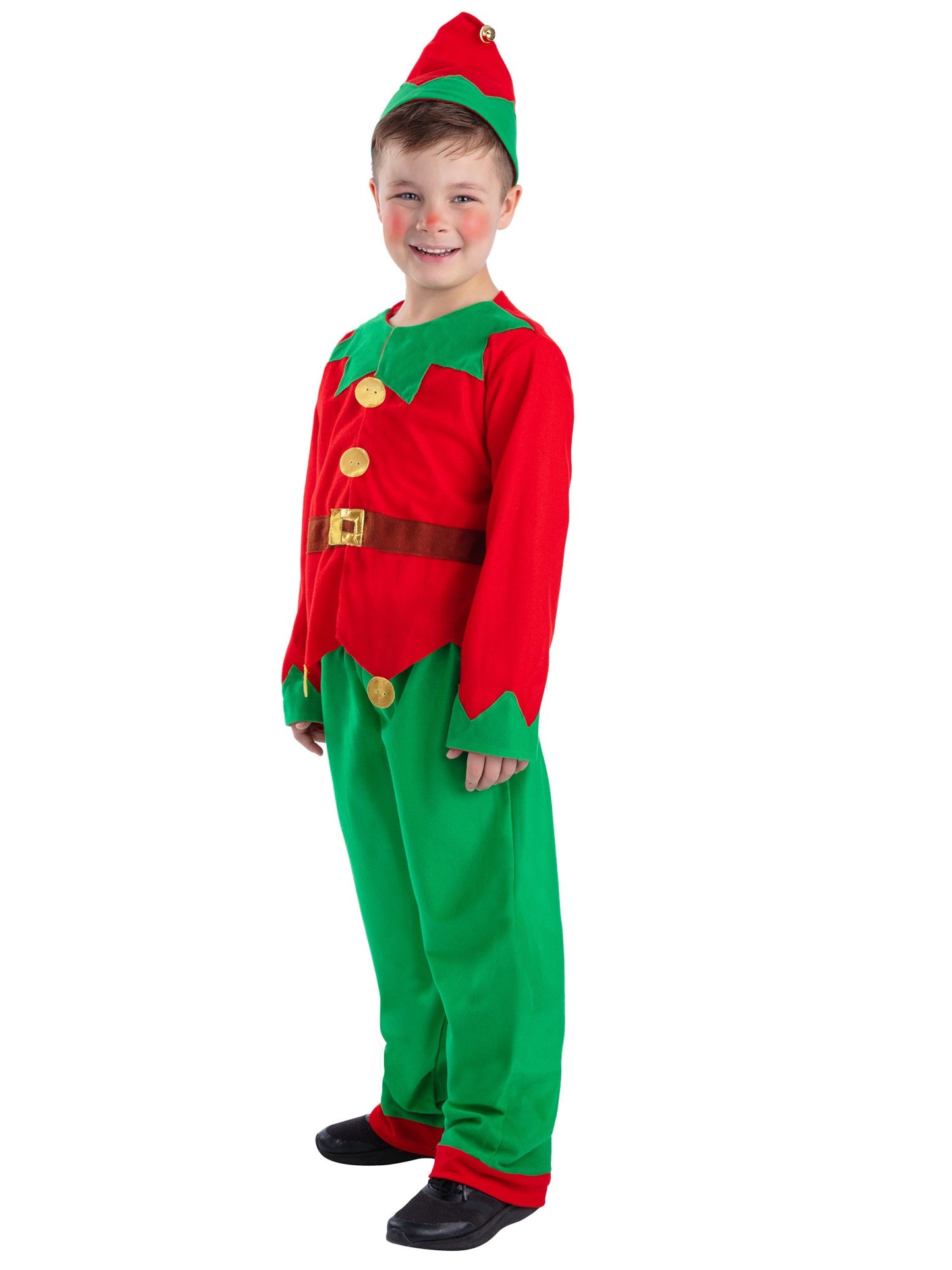 Elf Costume, Red & Green  Wholesale