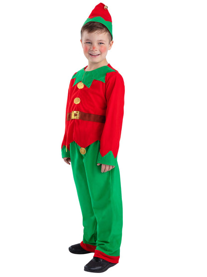 Elf Costume, Red & Green  Wholesale