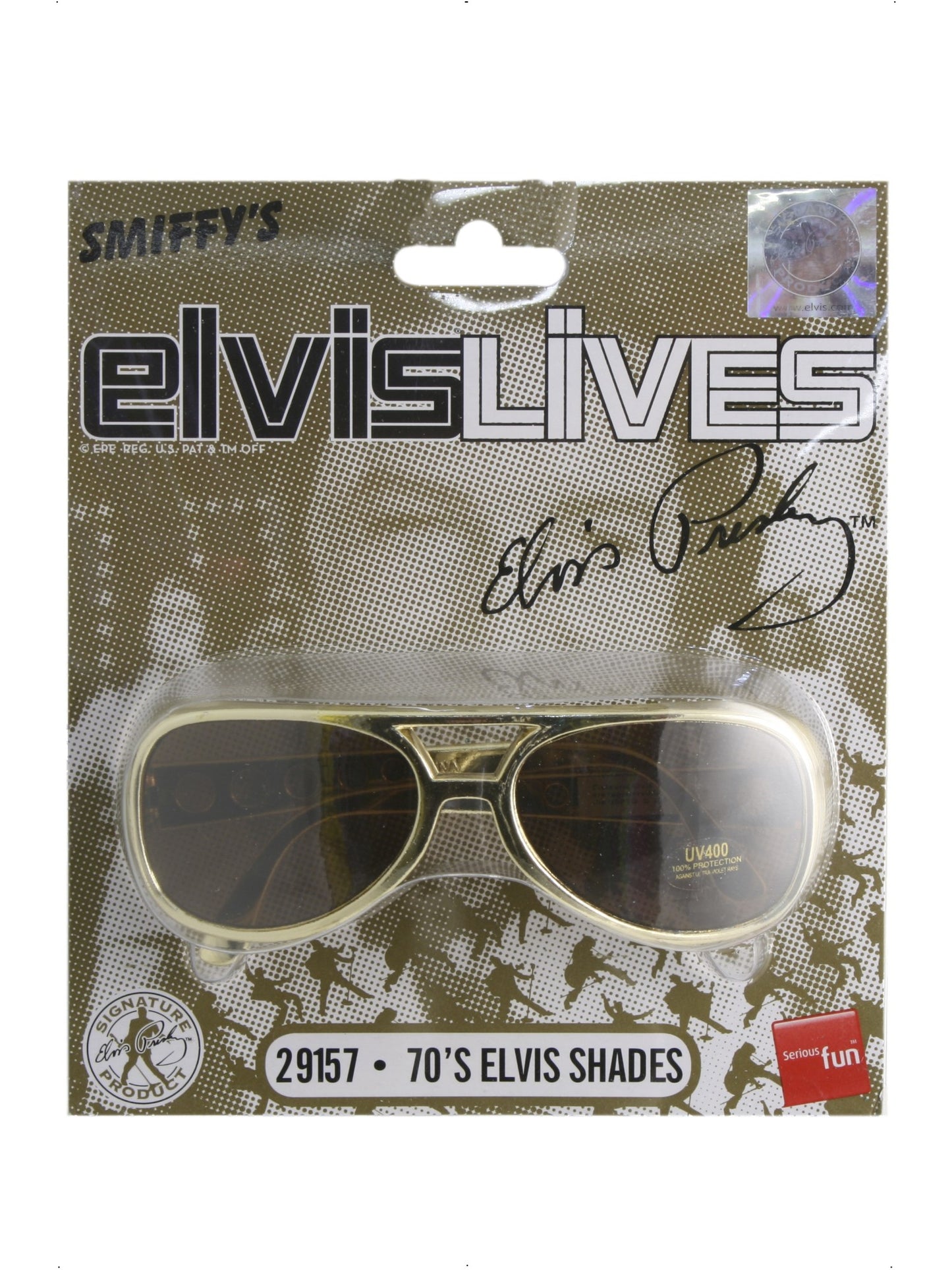 Elvis Shades, Gold  Wholesale