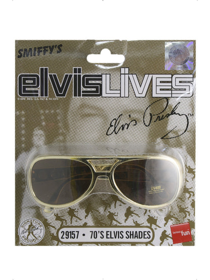 Elvis Shades, Gold  Wholesale