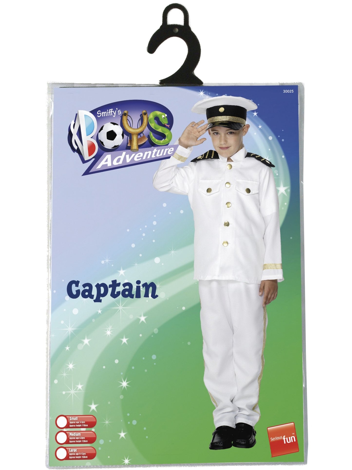 Captain Costume, Child, White  Wholesale