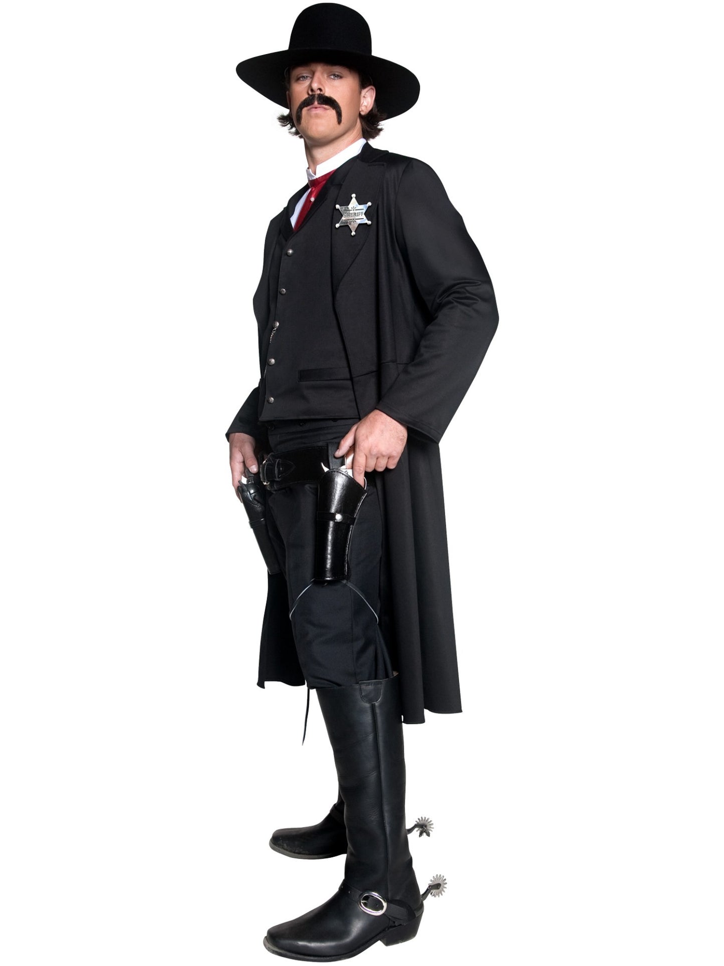 Deluxe Authentic Western Sheriff Costume, Black  Wholesale