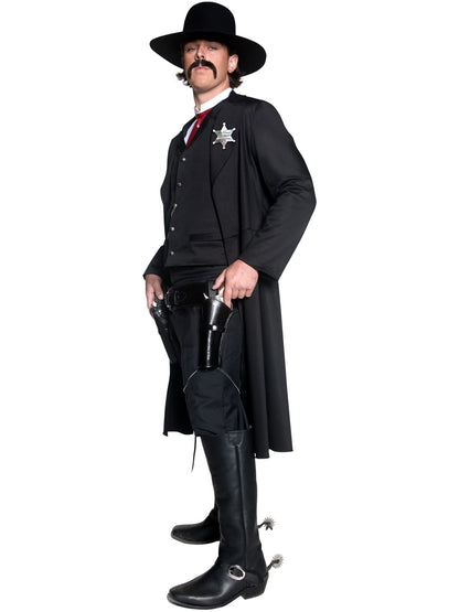 Deluxe Authentic Western Sheriff Costume, Black  Wholesale