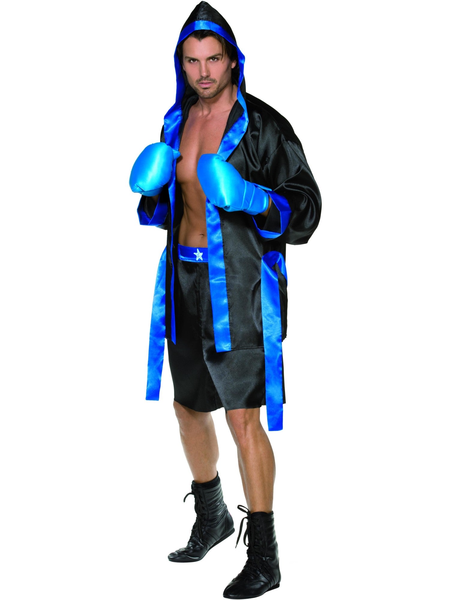 Boxer Costume, Black  Wholesale