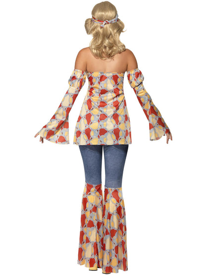 Vintage Hippy 70s Costume, Multi-Coloured  Wholesale