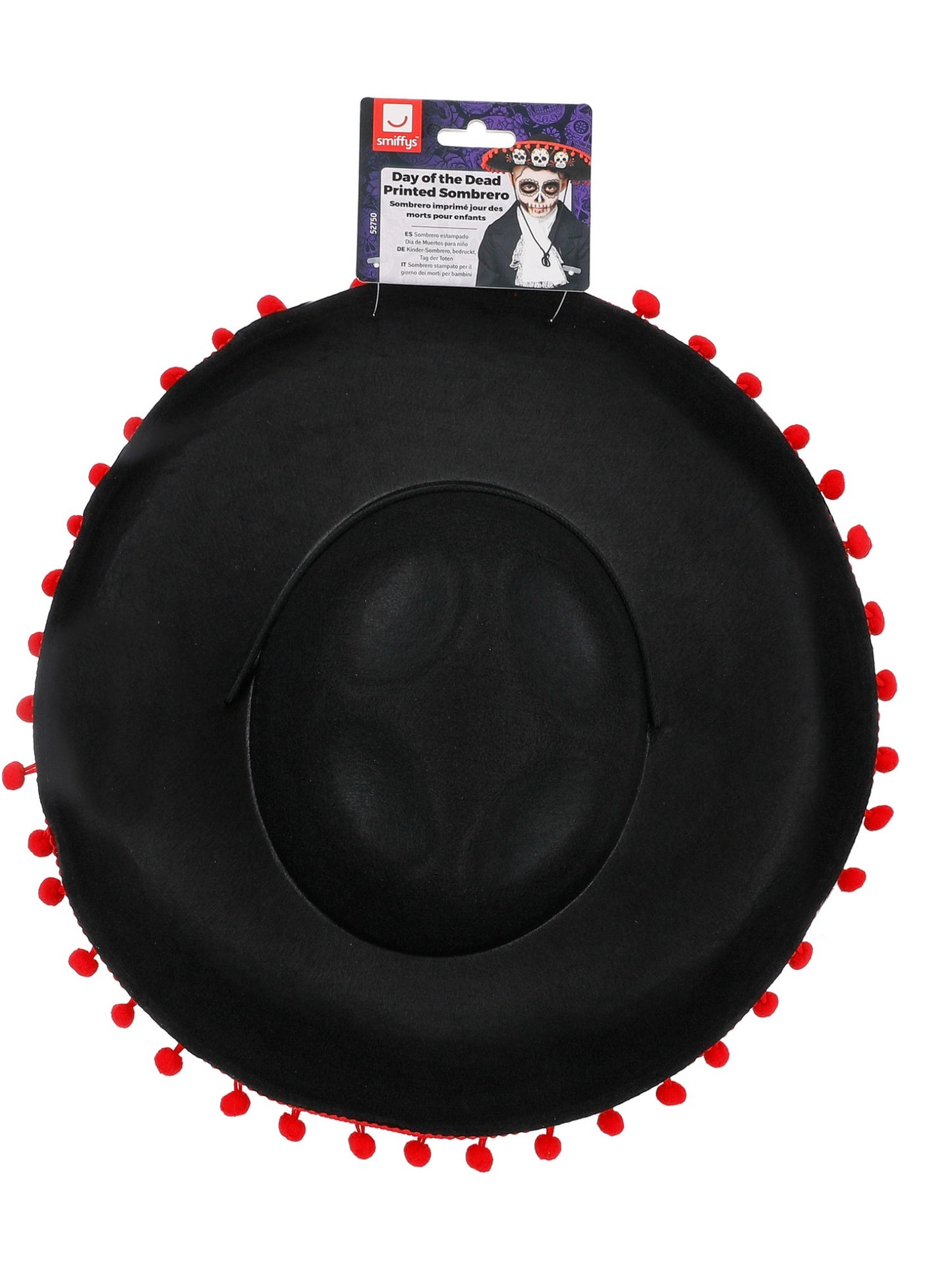 Sombrero imprimé jour des morts pour enfants