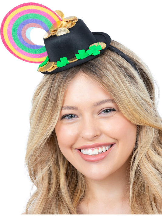 Rainbow Pot O'Gold Mini Hat  Wholesale