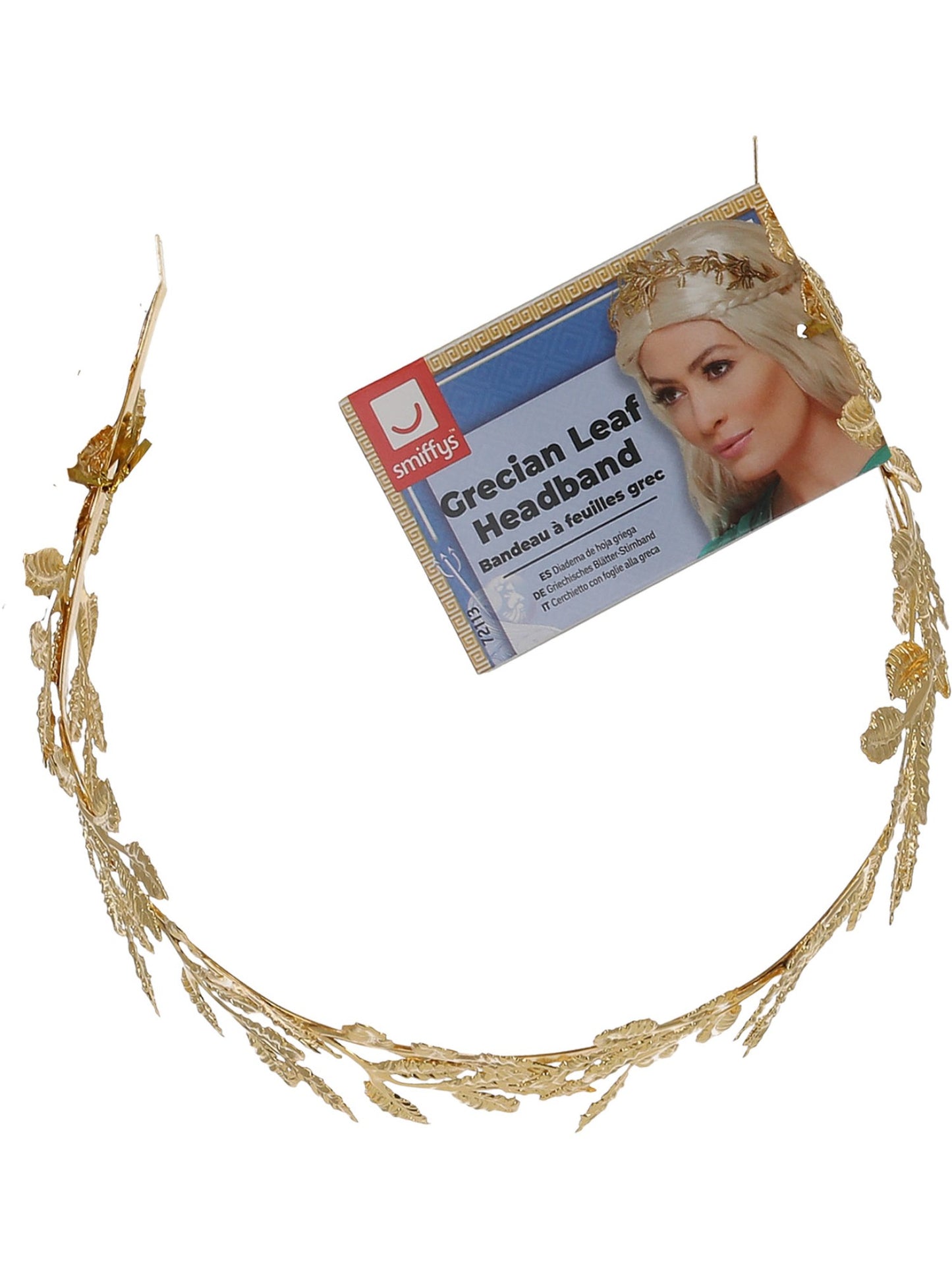 Grecian Leaf Headband, Gold  Wholesale