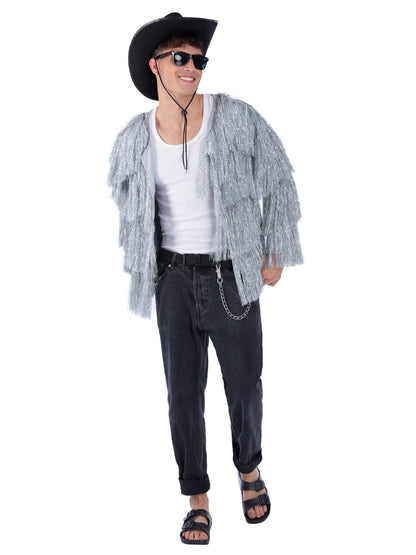 Veste de fête guirlande Fever, Argent
