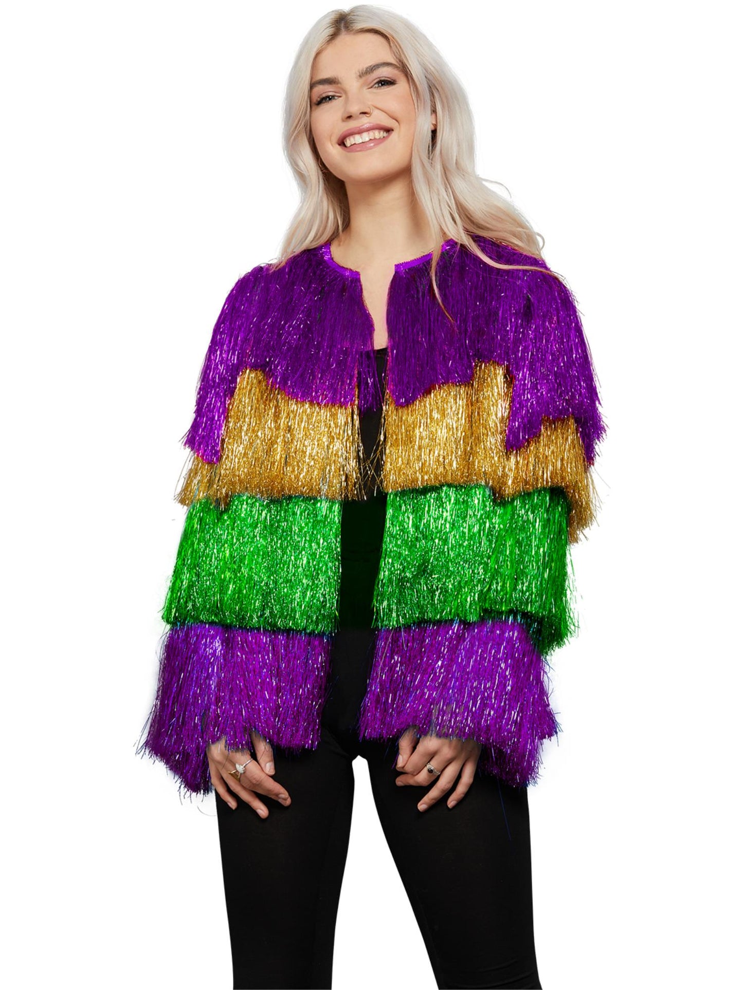 Fever Tinsel Mardi Gras Jacket  Wholesale