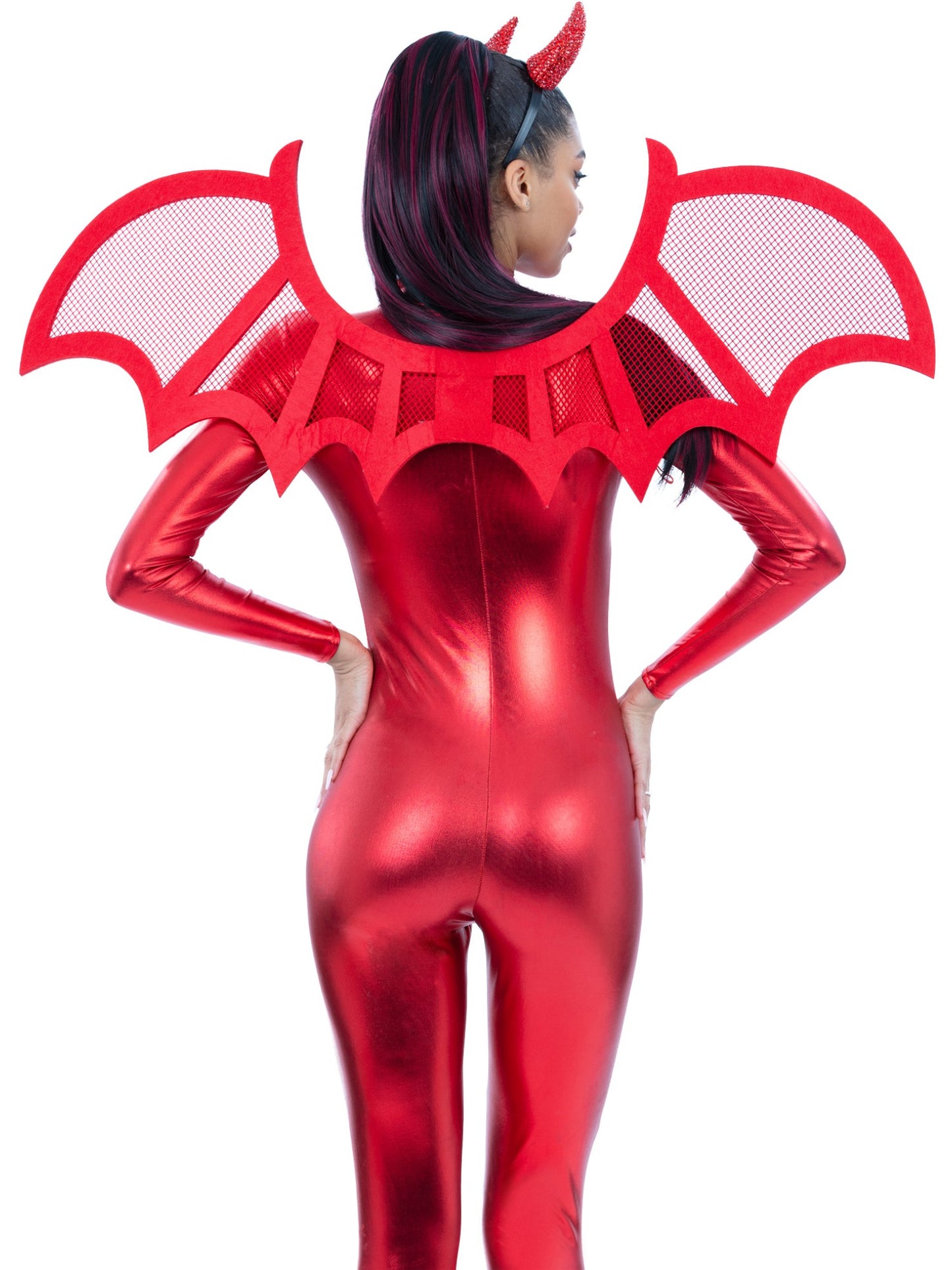 Red Mesh Devil Wings  Wholesale