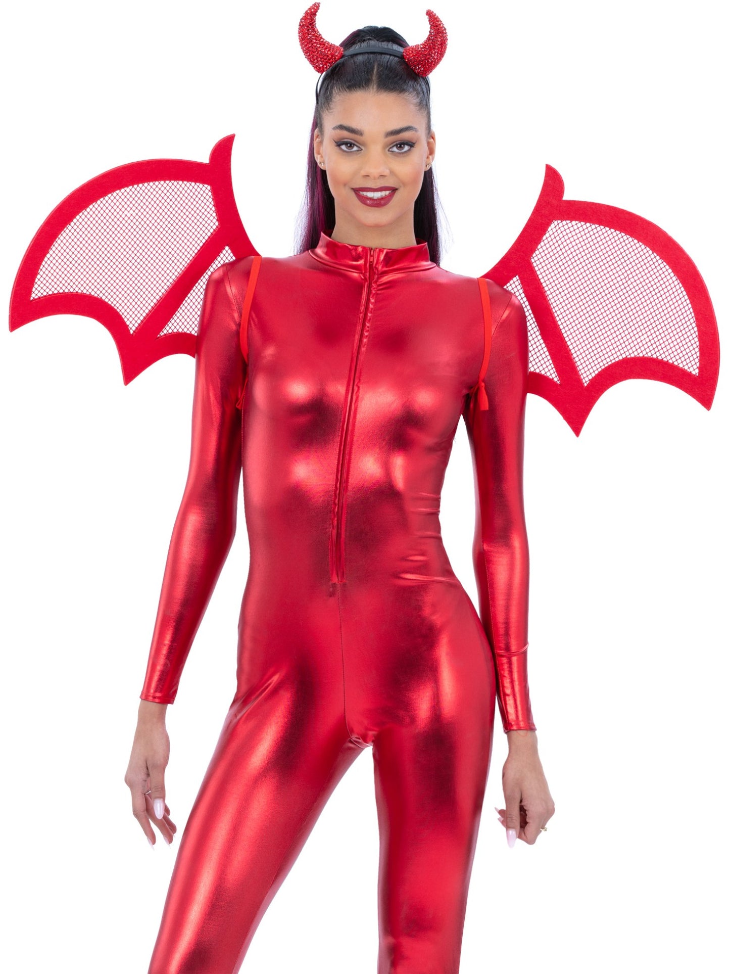 Red Mesh Devil Wings  Wholesale