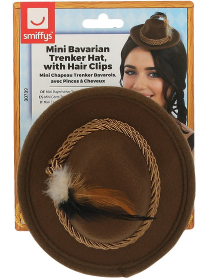 Mini Bavarian Trenker Hat, Brown  Wholesale