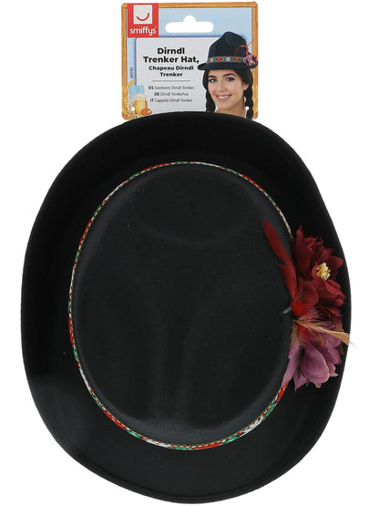 Dirndl Trenker Hat, with Feathers & Flowers  Wholesale