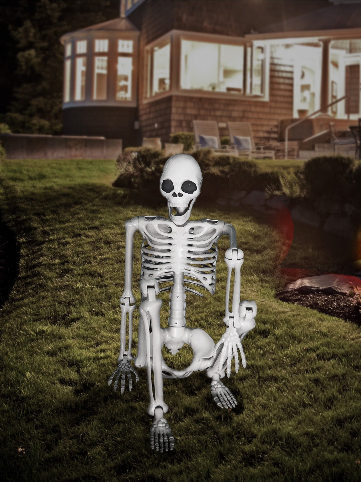 Lifesize Hanging Skeleton Prop, 150cm  Wholesale