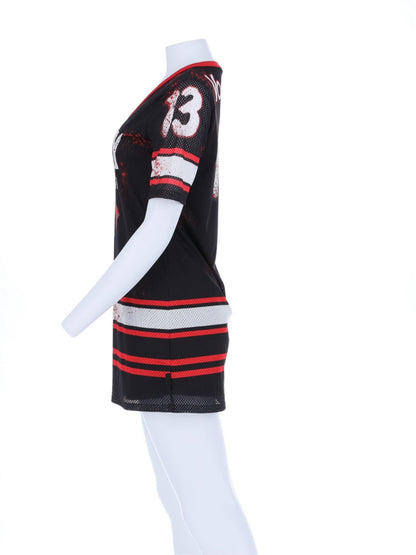 Friday the 13th, Damenkostüm, Bedrucktes Hockey-Kleid