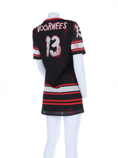 Friday the 13th, Damenkostüm, Bedrucktes Hockey-Kleid