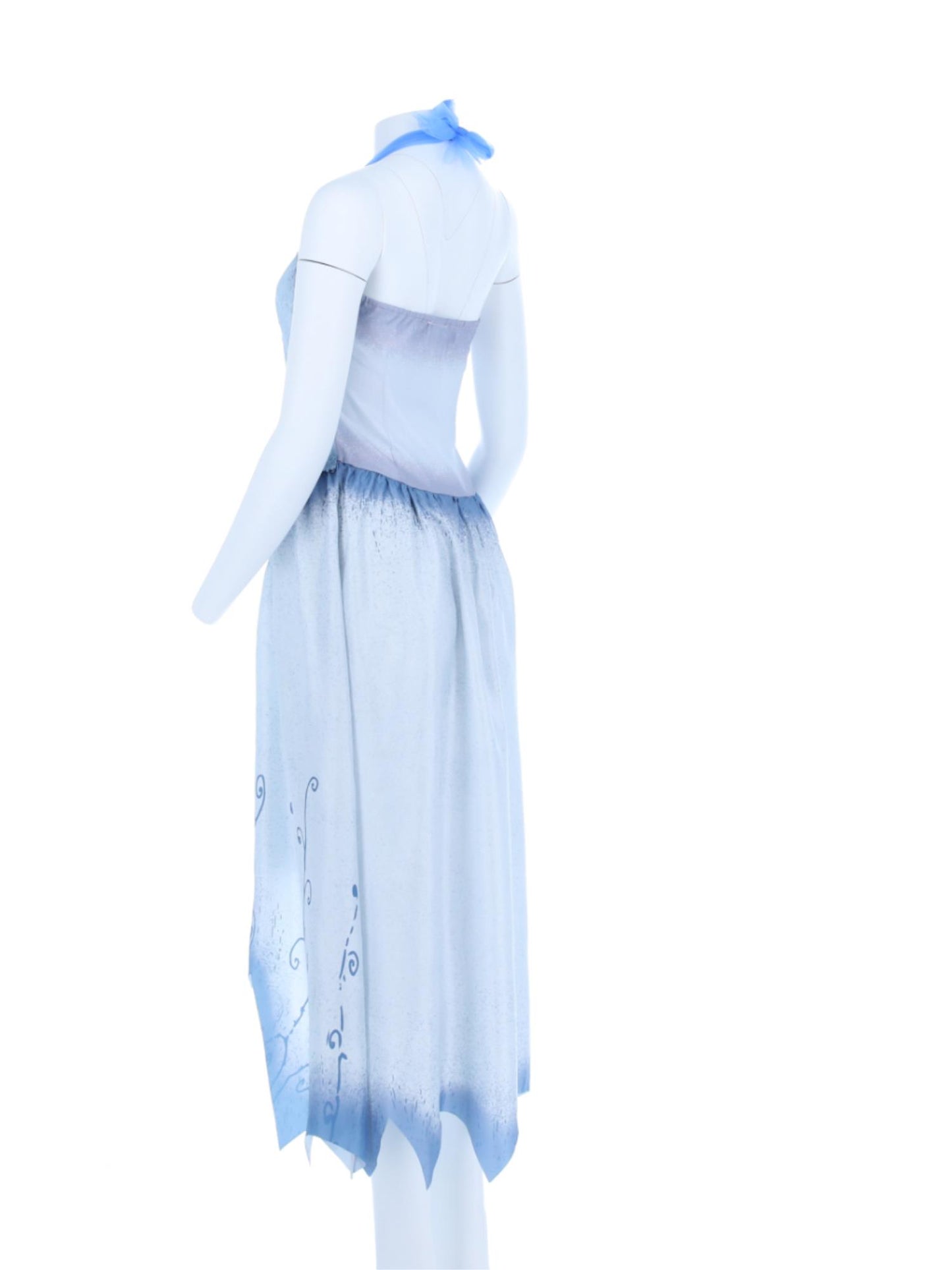 Corpse Bride, Emily-Kostüm, Kleid und Stirnband mit Schleier