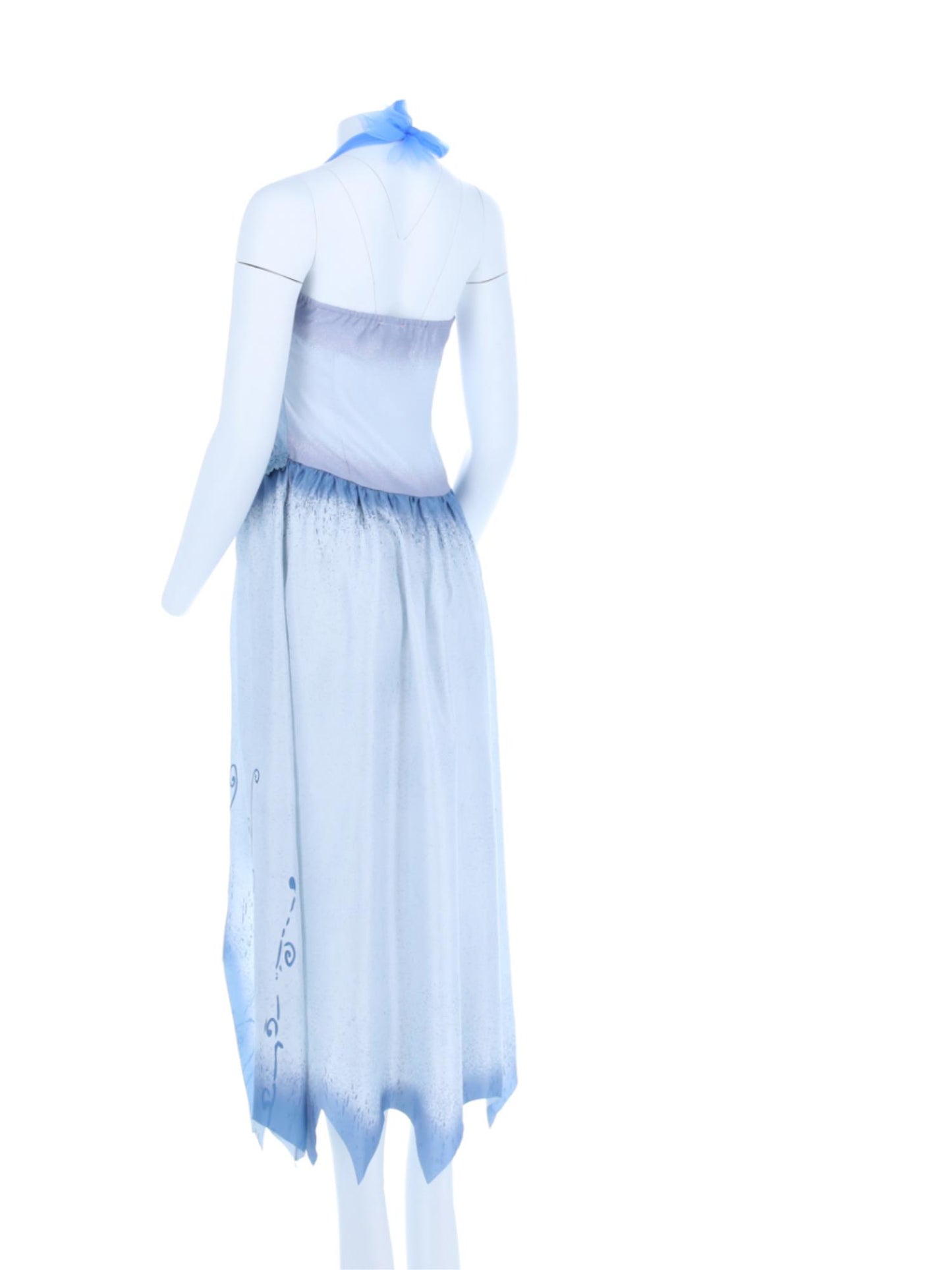 Corpse Bride, Emily-Kostüm, Kleid und Stirnband mit Schleier