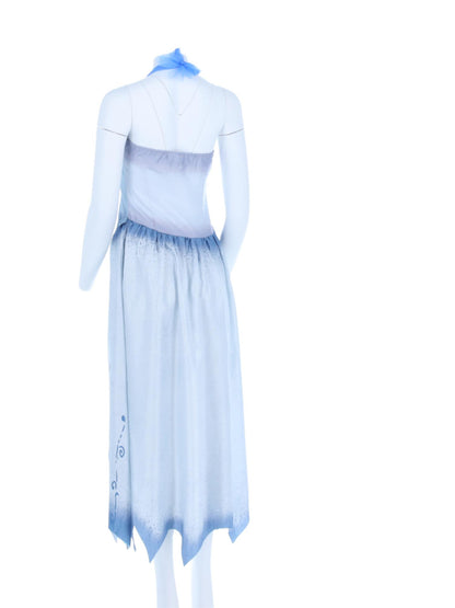 Corpse Bride, Emily-Kostüm, Kleid und Stirnband mit Schleier