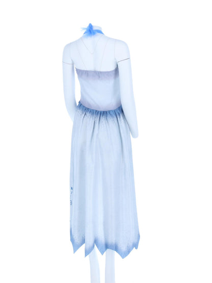 Corpse Bride, Emily-Kostüm, Kleid und Stirnband mit Schleier