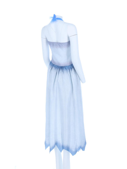 Corpse Bride, Emily-Kostüm, Kleid und Stirnband mit Schleier