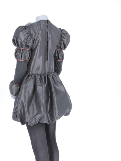 IT Chapter 2, disfraz de Pennywise, Vestido con volante en el cuello y medias