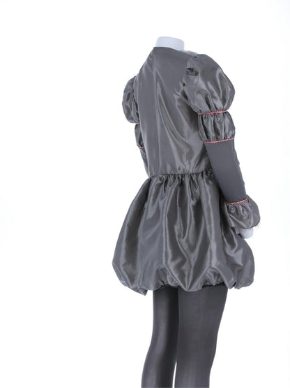 IT Chapter 2, disfraz de Pennywise, Vestido con volante en el cuello y medias