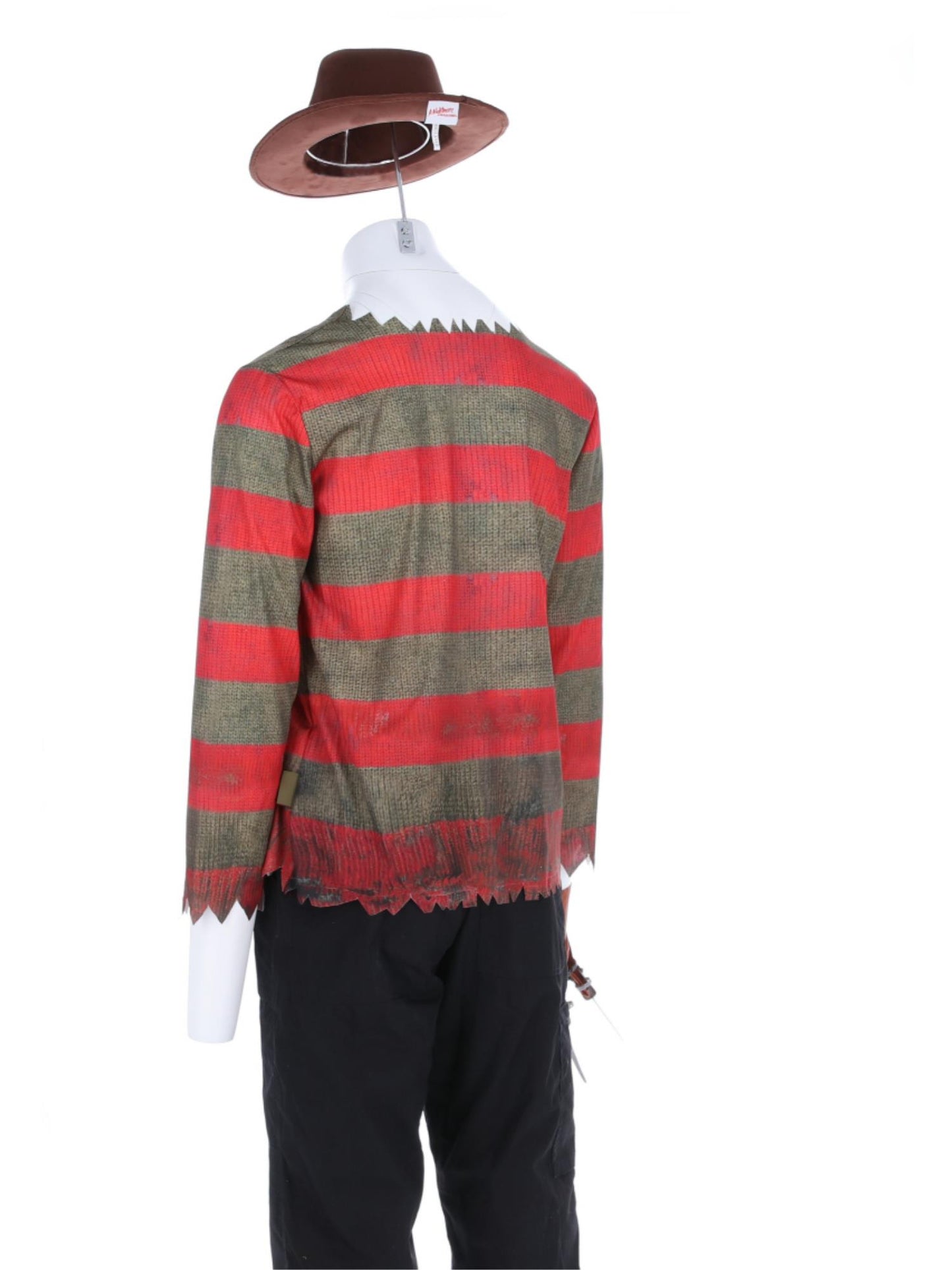 A Nightmare On Elm Street, Freddy Krueger, Kostüm, Bedrucktes Oberteil, Handschuh und Mütze