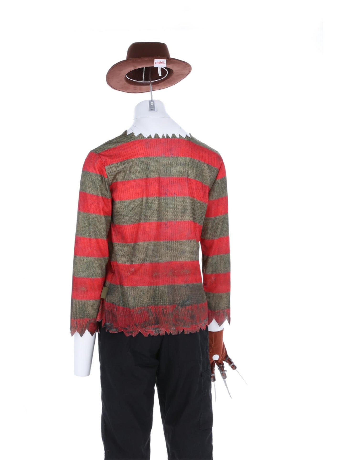 A Nightmare On Elm Street, Freddy Krueger, Kostüm, Bedrucktes Oberteil, Handschuh und Mütze