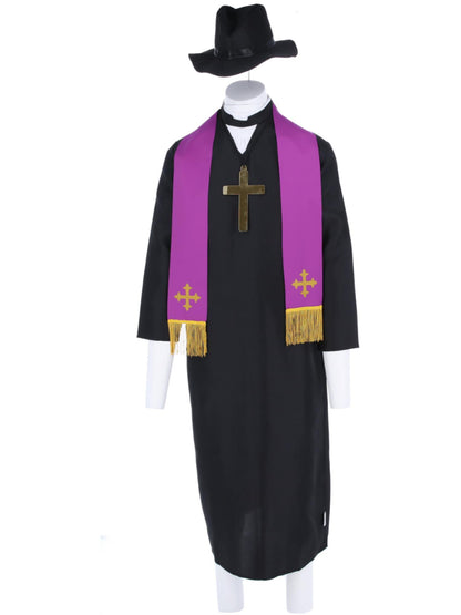 The Exorcist, Father Merrin Priest Costume, Robe  Wholesale