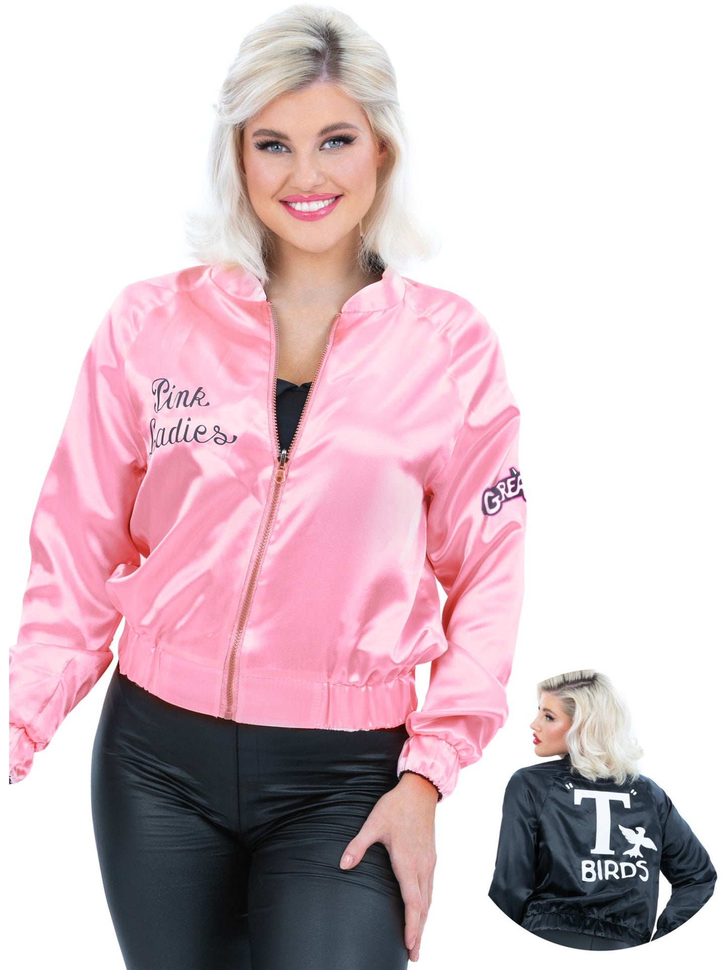 Grease Pink Ladies & T-Birds Reversible Jacket  Wholesale