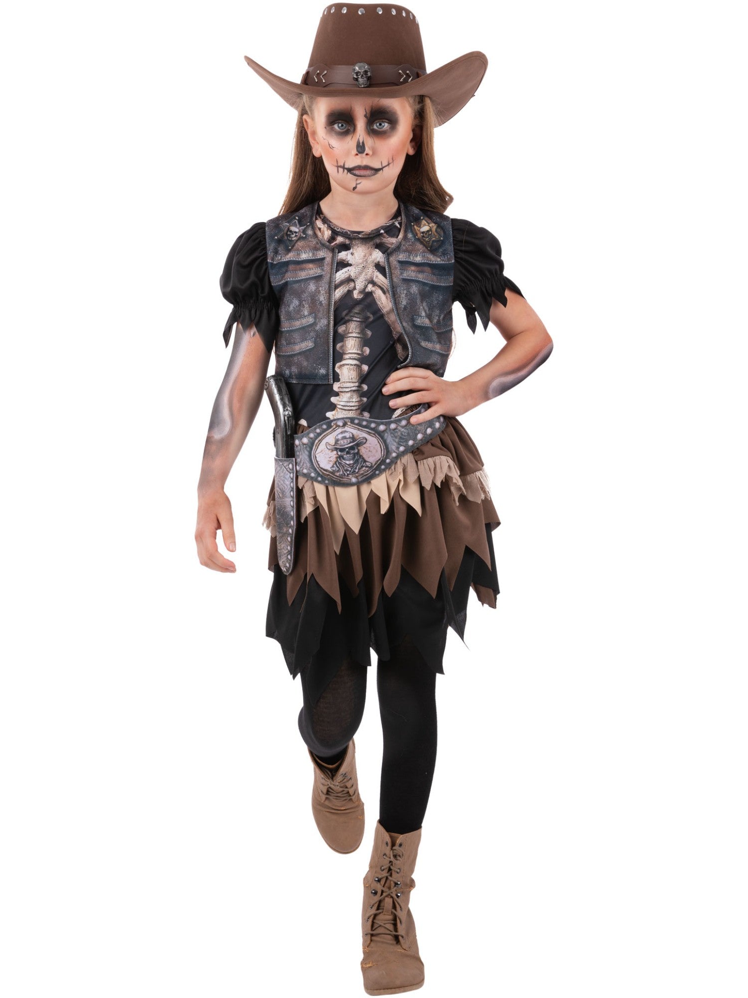 Skeleton Cowgirl Costume  Wholesale
