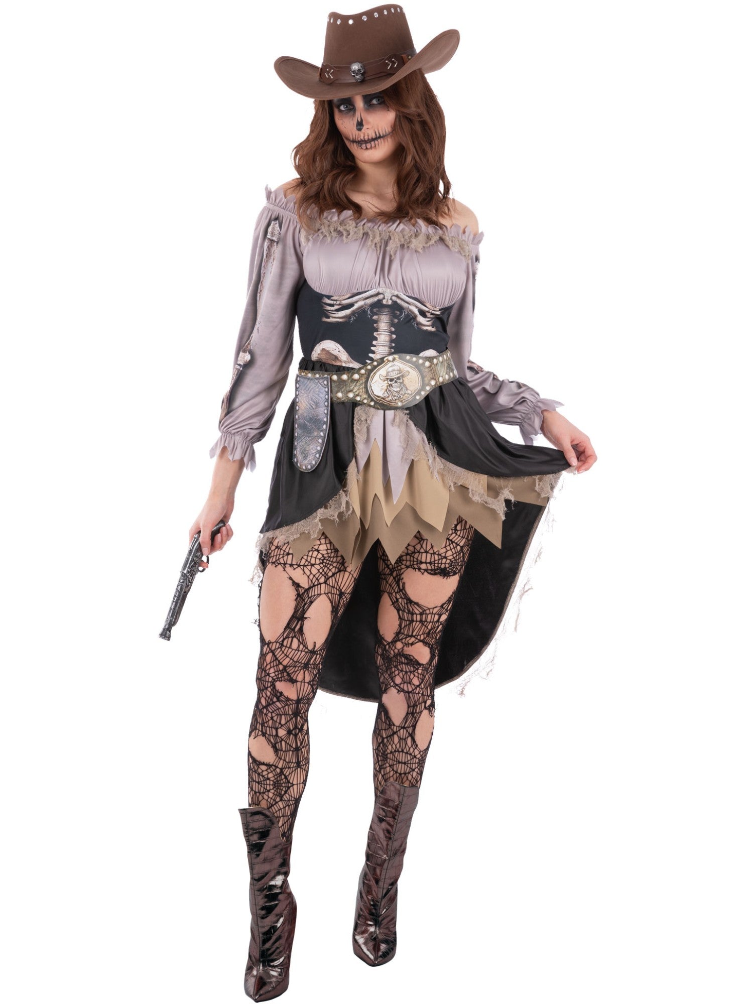 Skeleton Saloon Girl Costume  Wholesale