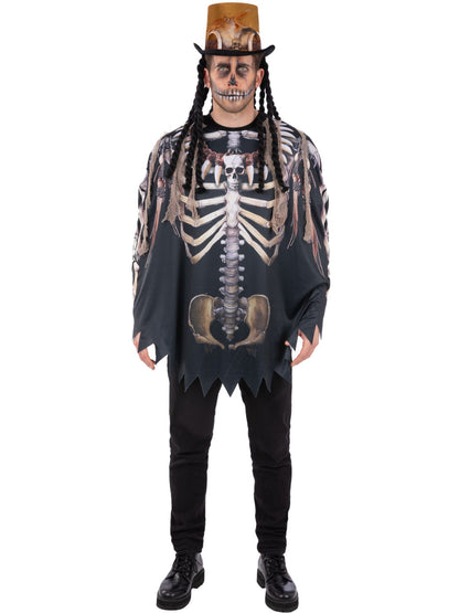Voodoo Witch Doctor Poncho, Adult  Wholesale