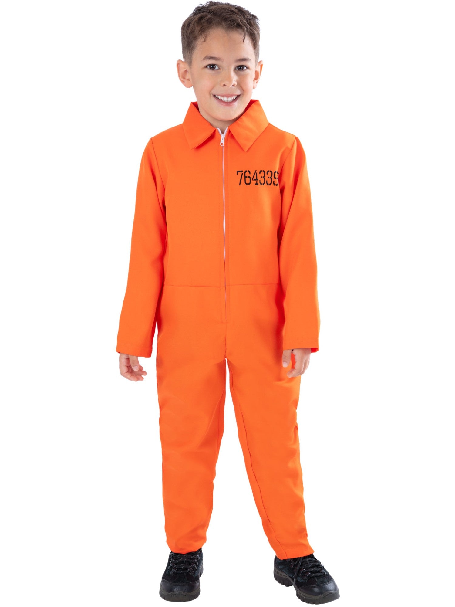 Escaped Prisoner Costume, Orange  Wholesale