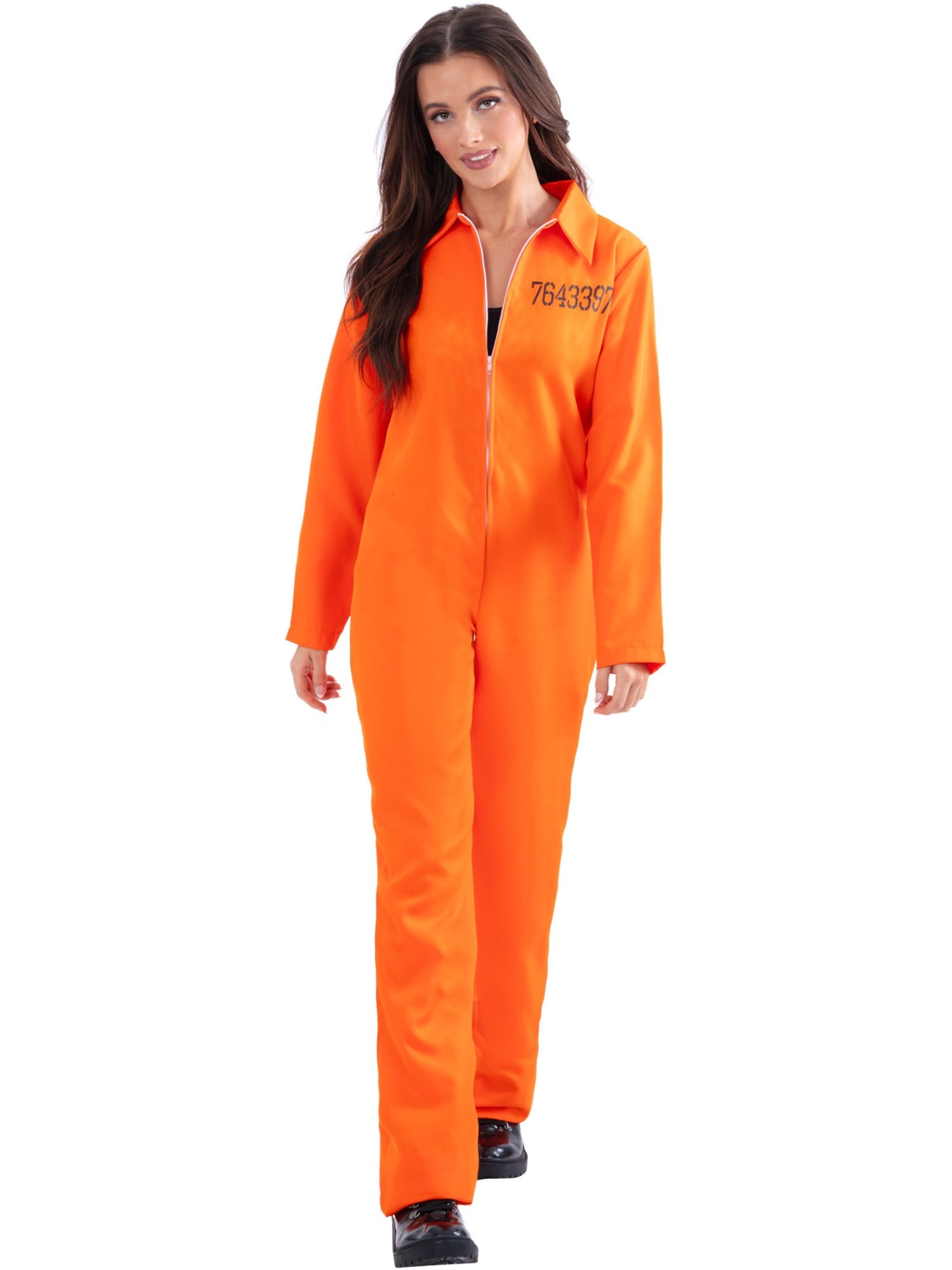 Escaped Prisoner Costume, Orange  Wholesale