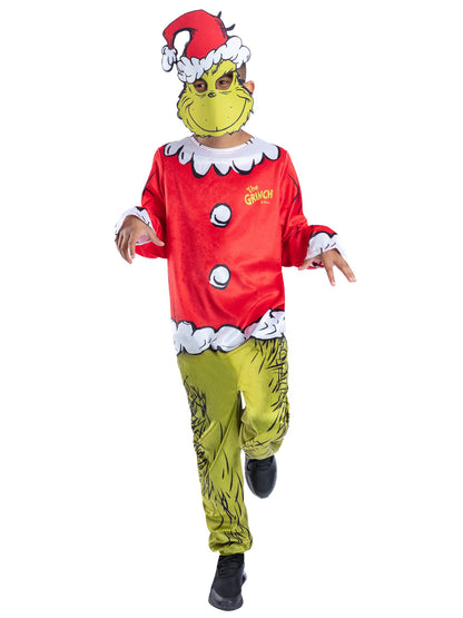 Dr Seuss The Grinch Santa Costume  Wholesale