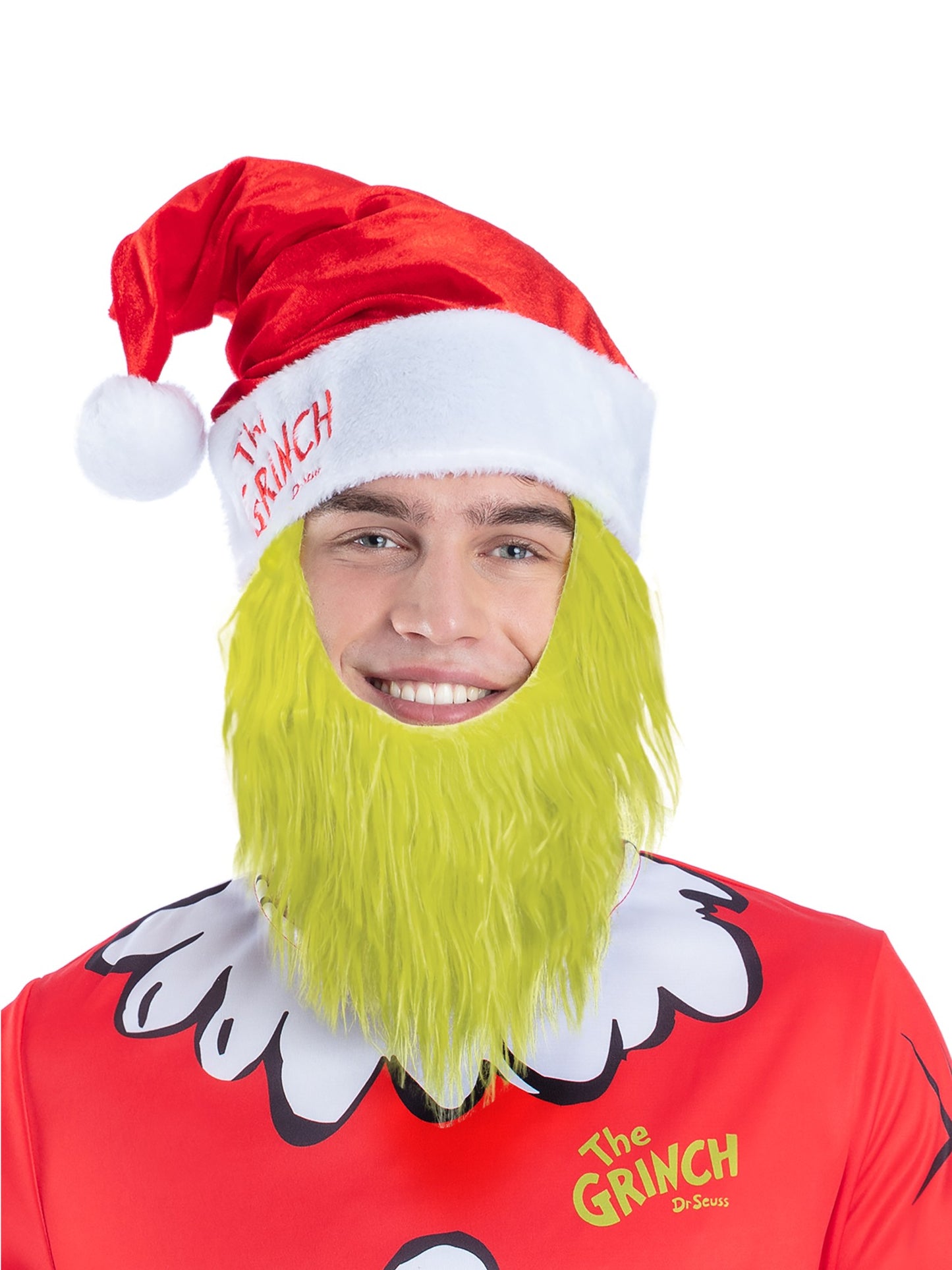 Dr Seuss The Grinch Santa Hat  Wholesale