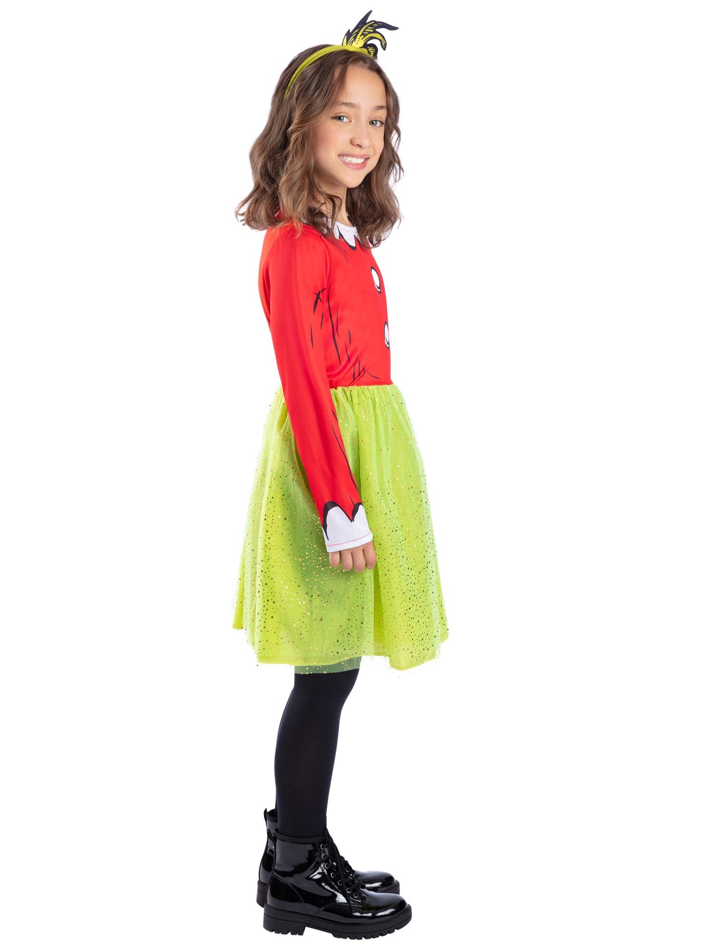 Dr Seuss The Grinch Santa Girls Costume  Wholesale