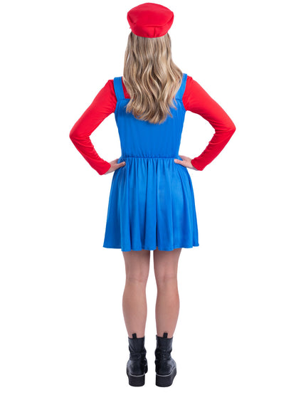 Red Plumber Costume    Wholesale